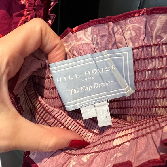 Hill House Burgundy Floral Midi Dress - Picture 5 of 6